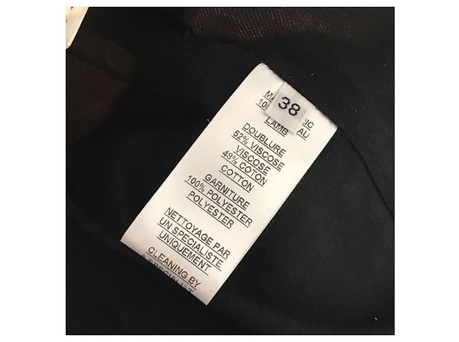 BALMAIN Jacken T.IT 38 Leder Schwarz - Ansicht 7