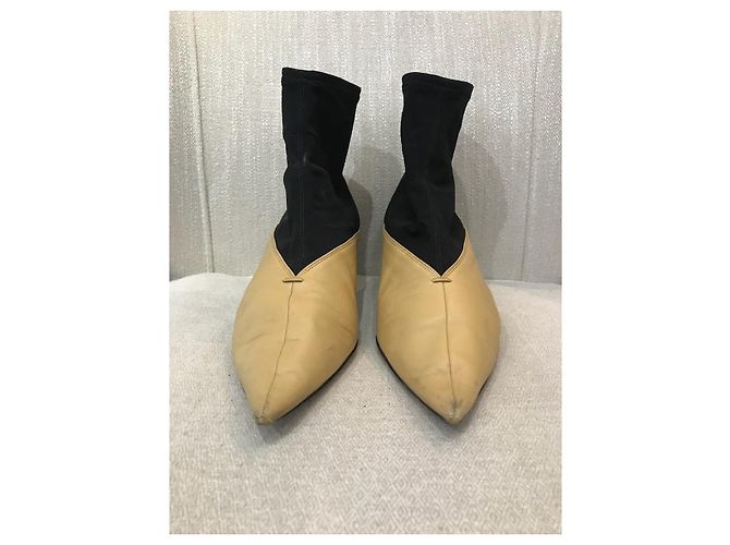 Céline CELINE Stivaletti T.EU 41 Pelle Beige - vista 3