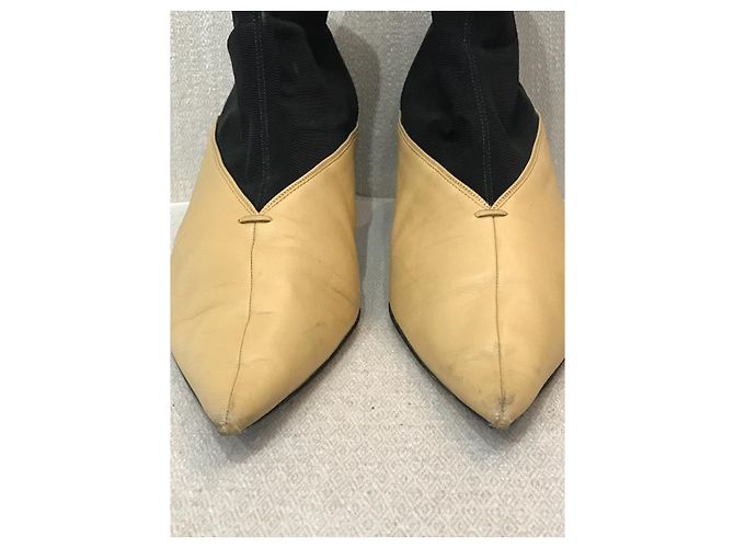 Céline CELINE Stivaletti T.EU 41 Pelle Beige - vista 4