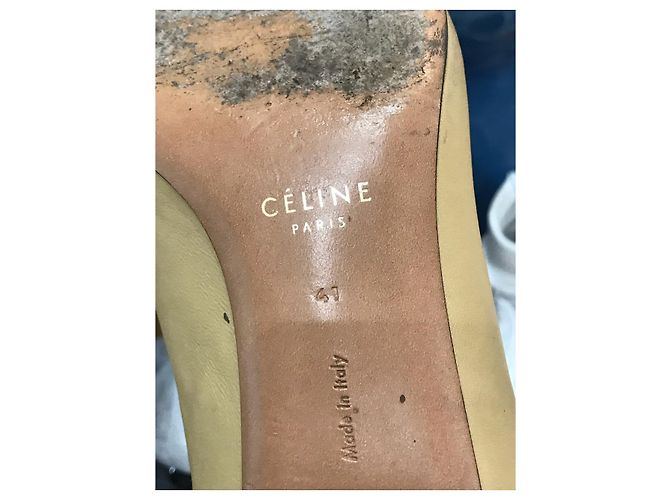 Céline CELINE Stivaletti T.EU 41 Pelle Beige - vista 8