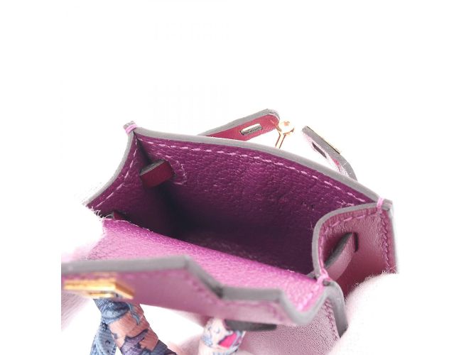 Charm Twilly Kelly di Hermès Porpora - vista 6