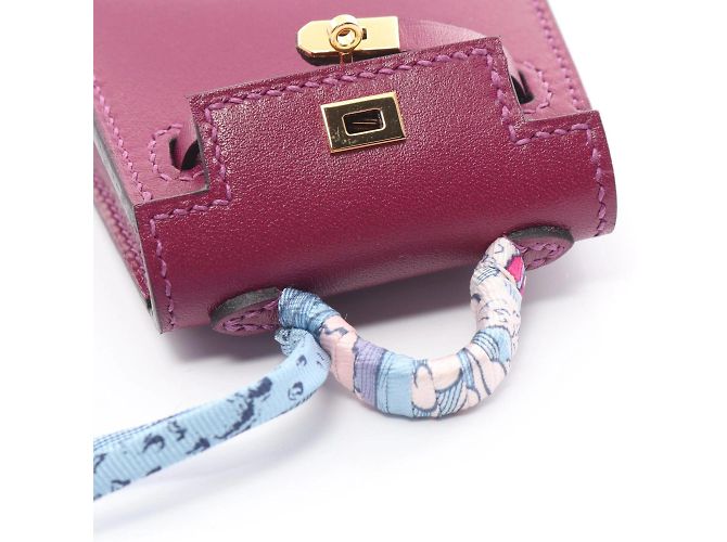 Charm Twilly Kelly di Hermès Porpora - vista 7