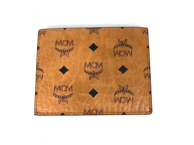MCM Brown Leather Business Card Case - view 5