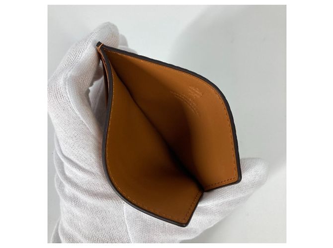 MCM Brown Leather Business Card Case - view 7