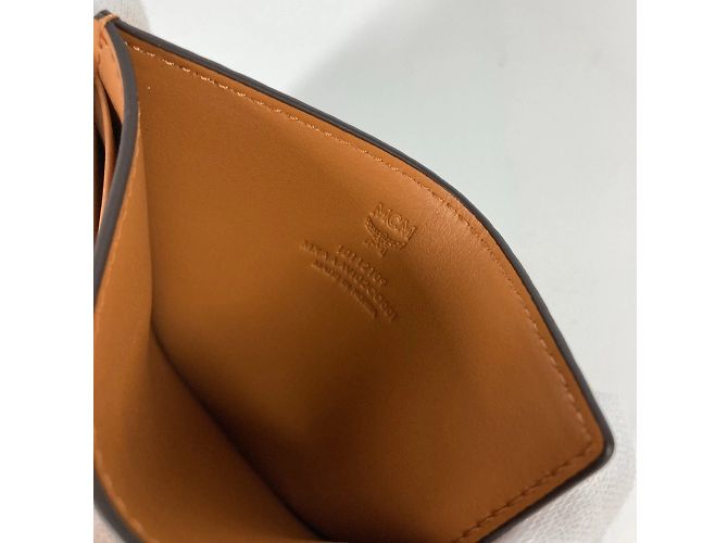 MCM Brown Leather Business Card Case - view 8