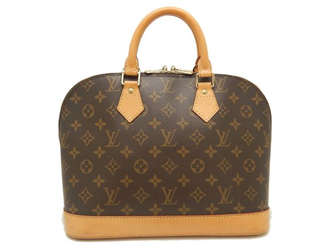 Sac à main Alma Monogram Louis Vuitton Marron Monogramme - vue 10