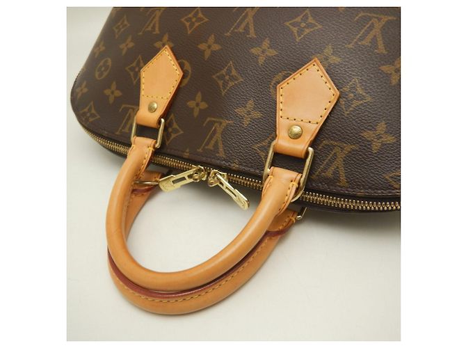 Sac à main Alma Monogram Louis Vuitton Marron Monogramme - vue 5