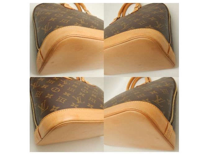 Sac à main Alma Monogram Louis Vuitton Marron Monogramme - vue 7