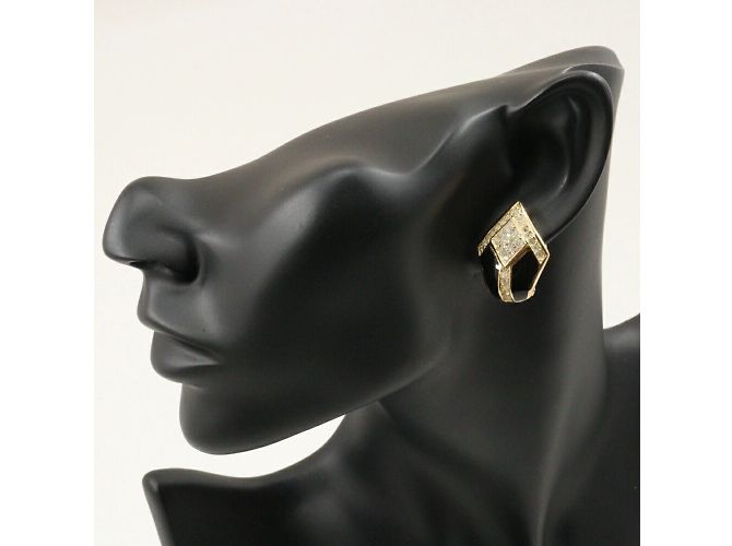 Orecchini a clip con strass Christian Dior - vista 10
