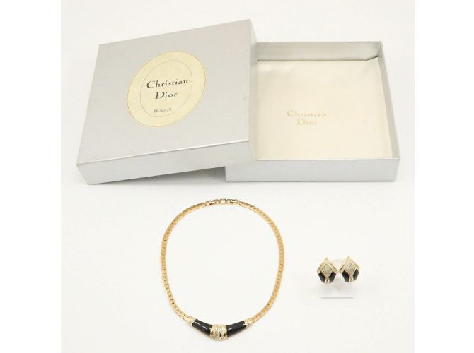 Orecchini a clip con strass Christian Dior - vista 13