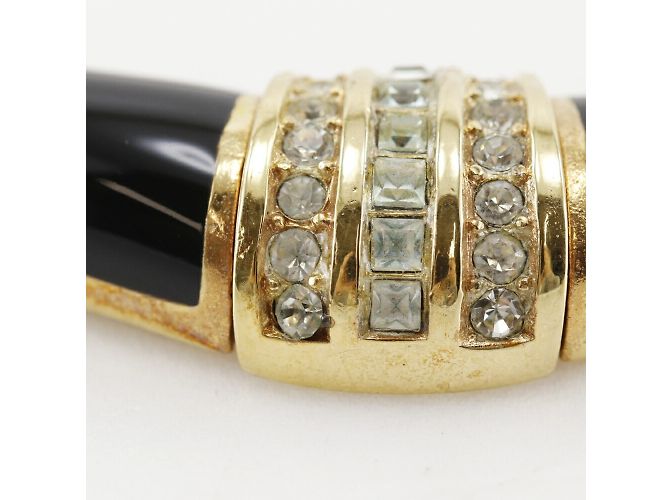 Orecchini a clip con strass Christian Dior - vista 8