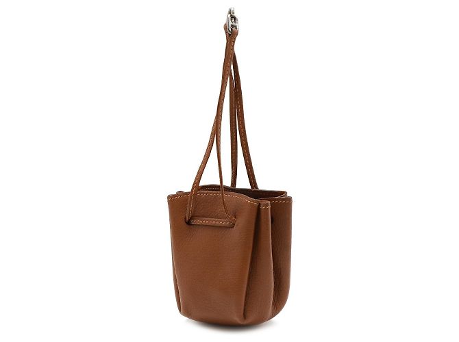 Hermès Pochette Hermes Vespa in pelle di capra marrone - vista 3