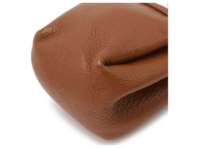 Hermès Pochette Hermes Vespa in pelle di capra marrone - vista 4