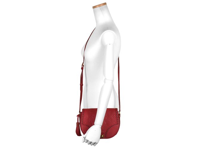 Borsa a Spalla Juno Louis Vuitton Rosso - vista 7