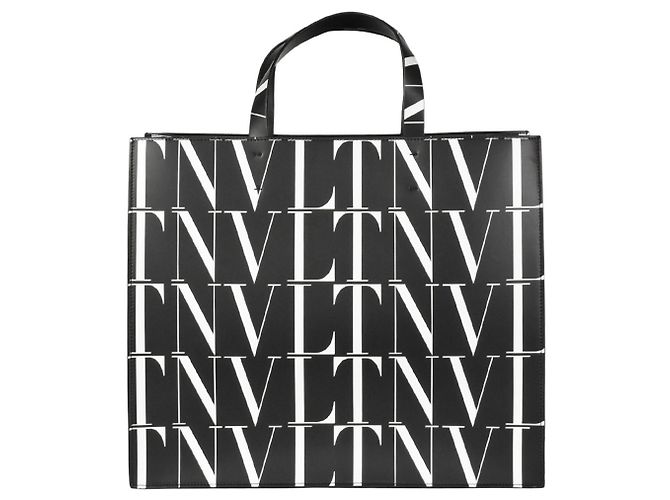 Borsa Tote VLTN Times di Valentino Garavani Preto - vista 3