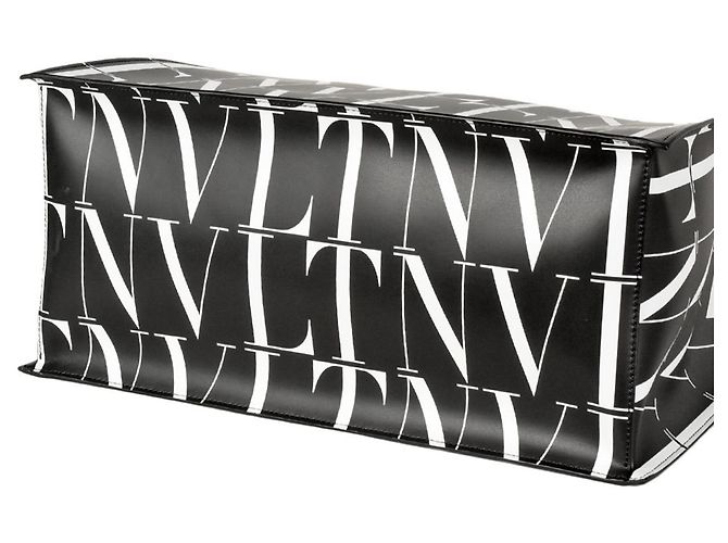 Borsa Tote VLTN Times di Valentino Garavani Preto - vista 4