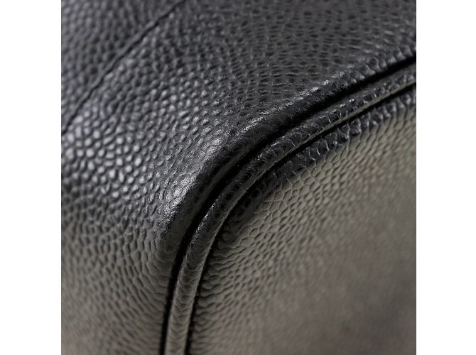 Borsa Vanity in pelle caviar di Chanel Nero - vista 4