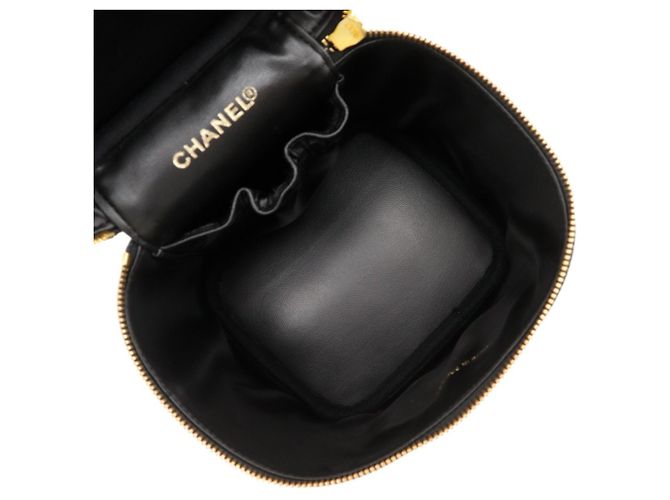 Borsa Vanity in pelle caviar di Chanel Nero - vista 6