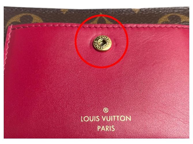 Fuchsia Monogram Bifold Geldbörse von Louis Vuitton Fuschia Monogramm - Ansicht 7