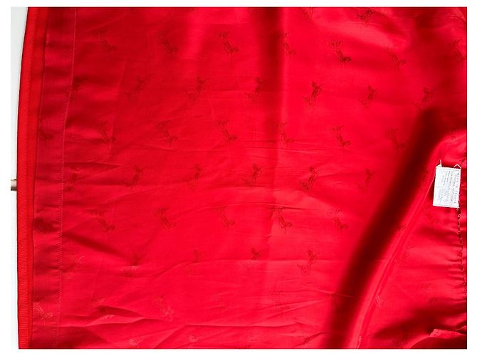 Céline Falda Celine con hebilla triunfante Roja - vista 11