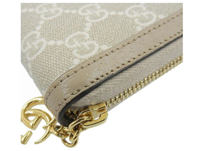 Billetera bi-fold Gucci Ophidia GG Supreme Beige - vista 5