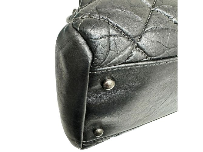 Chanel Coco Mark Mademoiselle Kettentasche Anthrazitgrau - Ansicht 6