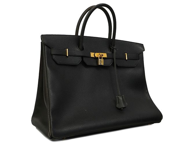 Hermès Sac à main Hermes Birkin 40 Noir - vue 2