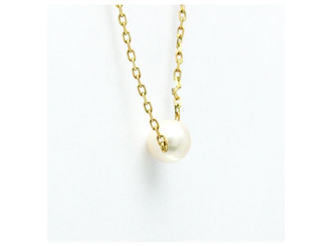 Collana pendente in perle d'oro 18K Mikimoto - vista 3