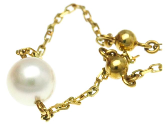 Collana pendente in perle d'oro 18K Mikimoto - vista 7
