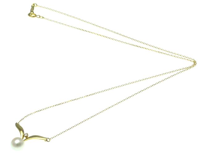 Mikimoto Perlen-Diamant-Pendellekette - Ansicht 12