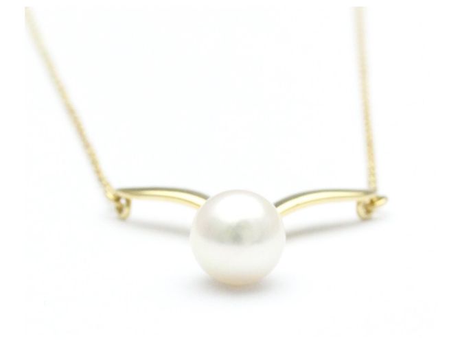 Mikimoto Perlen-Diamant-Pendellekette - Ansicht 4