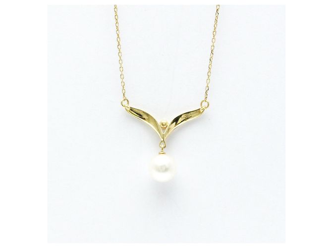 Mikimoto Perlen-Diamant-Pendellekette - Ansicht 5