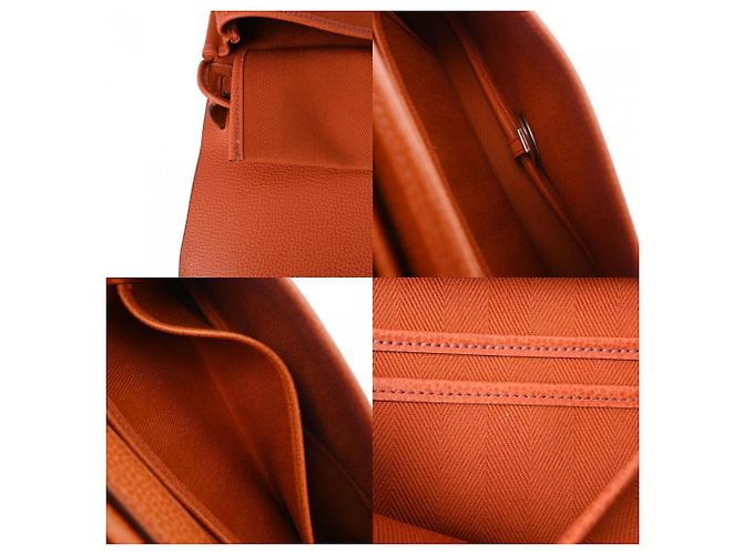 Hermès Borsa a spalla Hermes Colorado PM in Potiron Arancione - vista 12