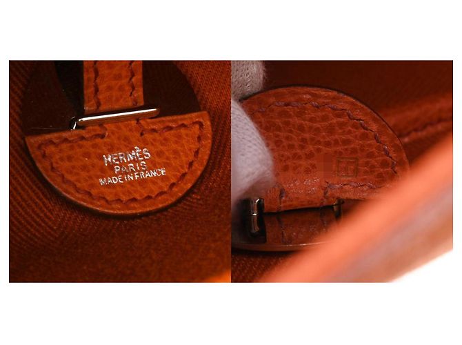 Hermès Borsa a spalla Hermes Colorado PM in Potiron Arancione - vista 13