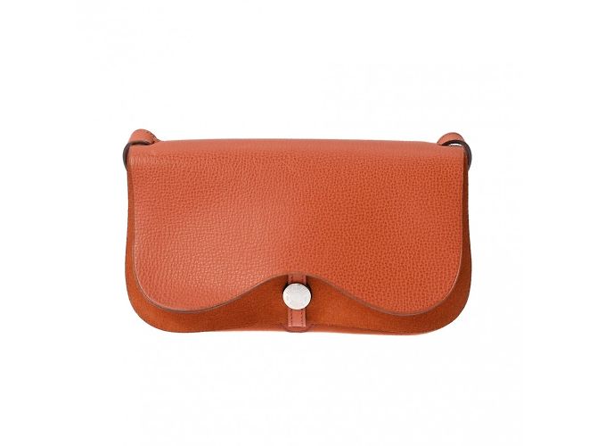 Hermès Borsa a spalla Hermes Colorado PM in Potiron Arancione - vista 2