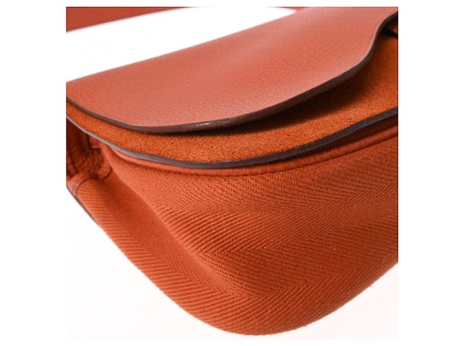 Hermès Borsa a spalla Hermes Colorado PM in Potiron Arancione - vista 8