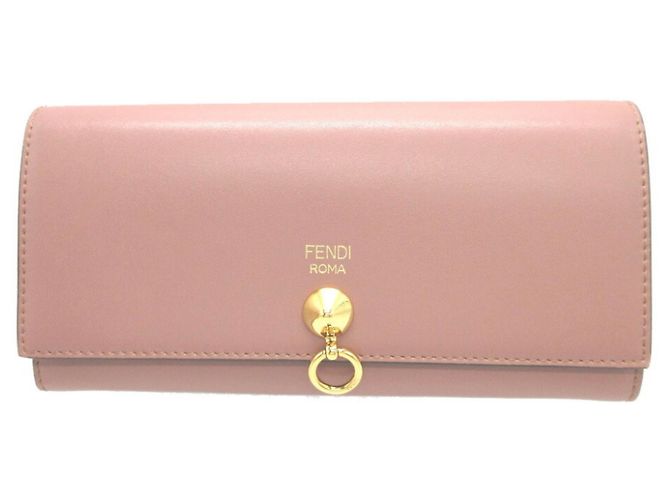 Fendi By The Way Cartera Larga Bi-fold de Cuero Rosa - vista 2