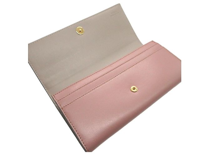 Fendi By The Way Cartera Larga Bi-fold de Cuero Rosa - vista 5