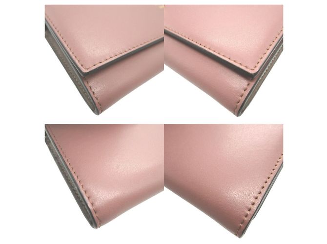 Fendi By The Way Cartera Larga Bi-fold de Cuero Rosa - vista 9