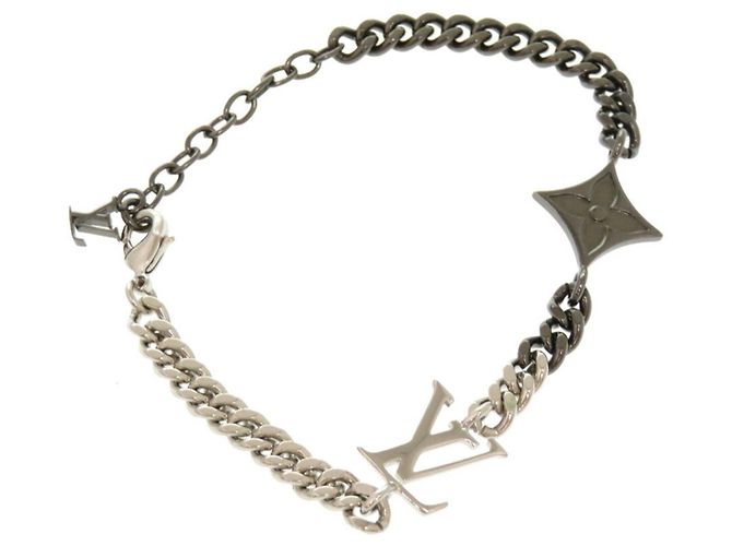 Bracciale Charm LV Instinct di Louis Vuitton Nero Argento - vista 2