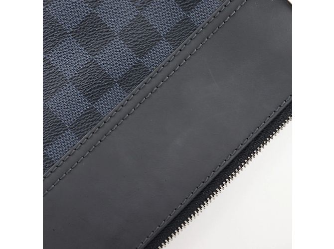 Borsa a spalla Greenwich di Louis Vuitton Nero Blu navy - vista 8