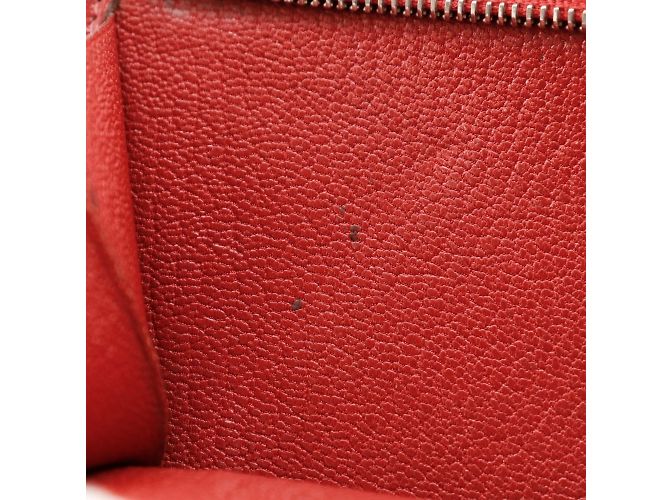 Hermès Billetera bi-fold HERMES Beansufla de Hermes Roja - vista 14