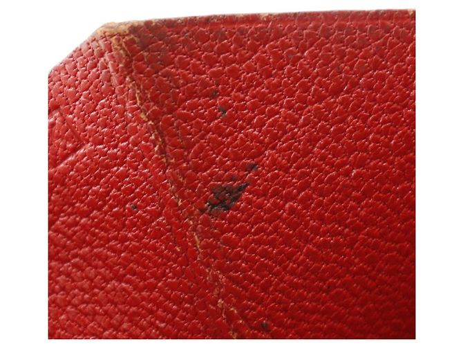 Hermès Billetera bi-fold HERMES Beansufla de Hermes Roja - vista 15