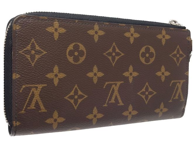 Louis Vuitton Zippy Dragonne Long Wallet Brown Black Monogram - view 3