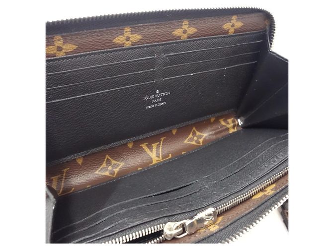 Louis Vuitton Zippy Dragonne Long Wallet Brown Black Monogram - view 7