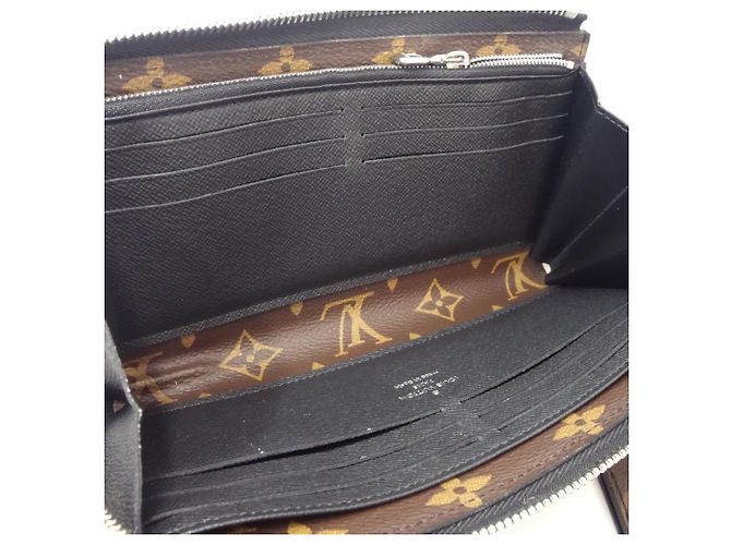 Louis Vuitton Zippy Dragonne Long Wallet Brown Black Monogram - view 8