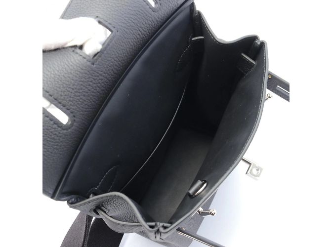 Hermès Sac de taille Hermes Kelly Akkad PM Noir - vue 4