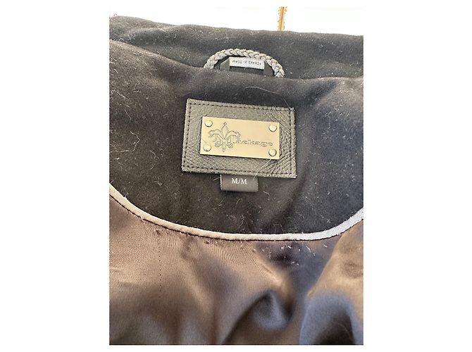 Abrigo de lana Mackage negro - vista 4