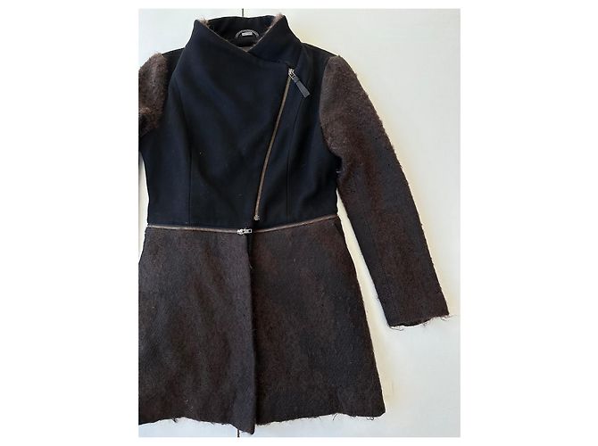 Abrigo de lana Mackage negro - vista 7