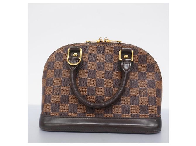 Borsa a mano Damier Alma BB Louis Vuitton Damier ebene - vista 15